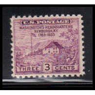727 3c Washington's Hdqs Fine MNH O2537
