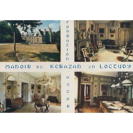 Loctudy Finistere Manoir De Kerazan Louis XV Postcard