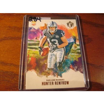 2019 Panini Chronicles Absolute, 4-Rc Cards, HUNTER RENFRO Rc, Raiders