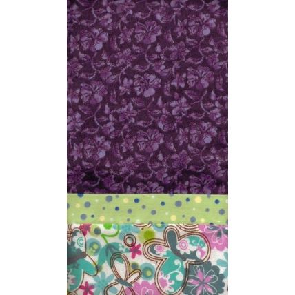 Pillowcase Homecrafted Kids & Critters Purple Hibiscus 121147PC