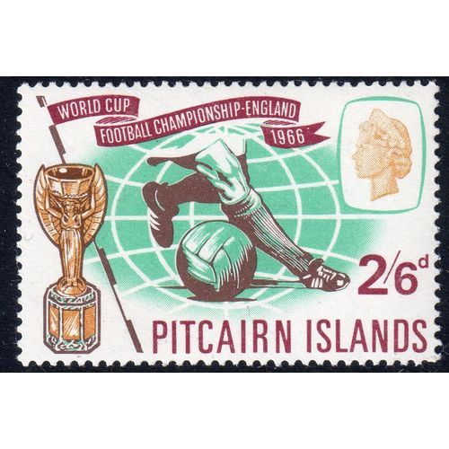 Pitcairn Is Sg58 2s6d World Cup Football un mounted mint MNH (G123)