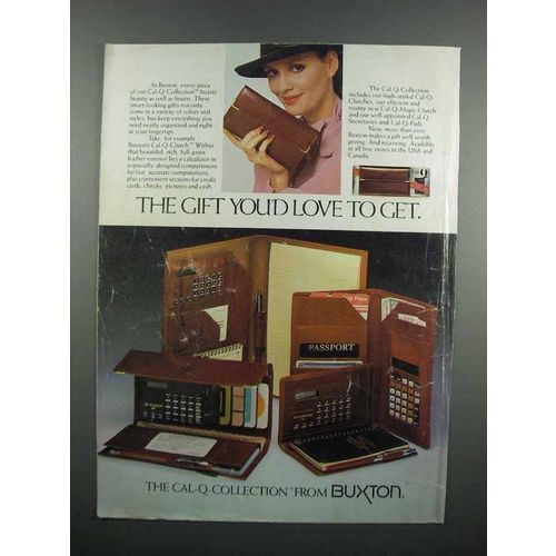 1983 Buxton Cal-Q-Collection Ad - Clutch, Secretaries