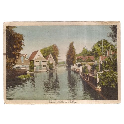 EDAM, HOLLAND .used vintage postcard 1926 postmark. #
