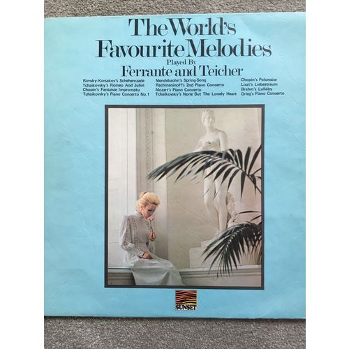 FERRANTE & TEICHER - THE WORLD'S FAVOURITE MELODIES (VINYL LP)