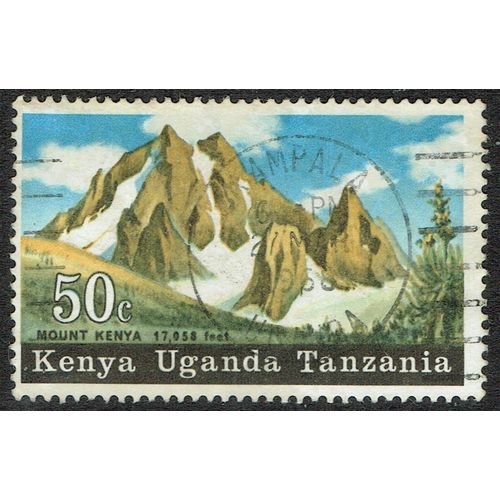 KUT 1968 Mountains of East Africa 50c Multicoloured SG245 FU