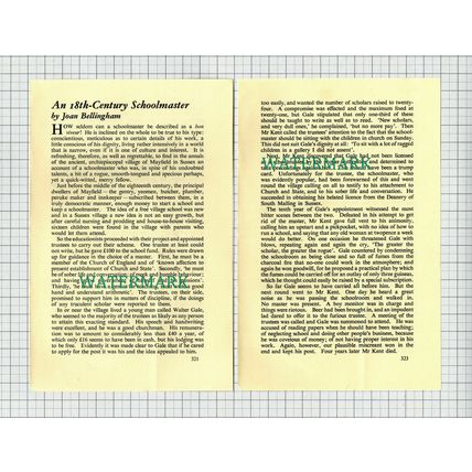 (6551) Mayfield Sussex Walter Gale Schoolmaster School - 1952 SMALL Article