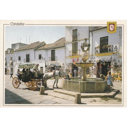 Cordoba Plaza del Porto Spain Postcard unused VGC