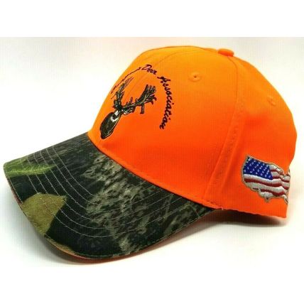 Cabela's Worlds Foremost Outfitters Orange Baseball Cap HatDeer Ca. (J2
