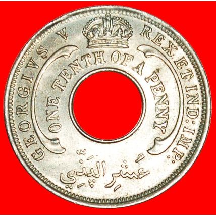GREAT BRITAIN: BRITISH WEST AFRICA ★ 1/10 PENNY 1928! LOW START ★ NO RESERVE!