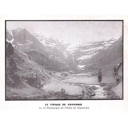 Cirque de Gavarnie Vue de Hotel Du Vignemale French Postcard