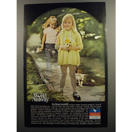 1972 Amway Corporation Advertisement - A Clean World