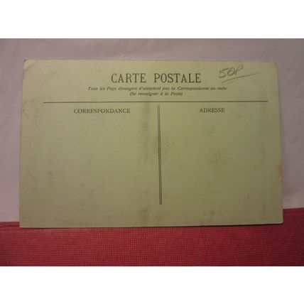 the church, SAINT JEAN DE LUZ, COTE BASQUE, FRANCE unused antique postcard #