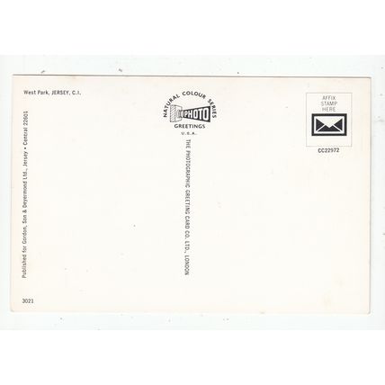 West Park Jersey Modern Postcard Channel Islands 3021