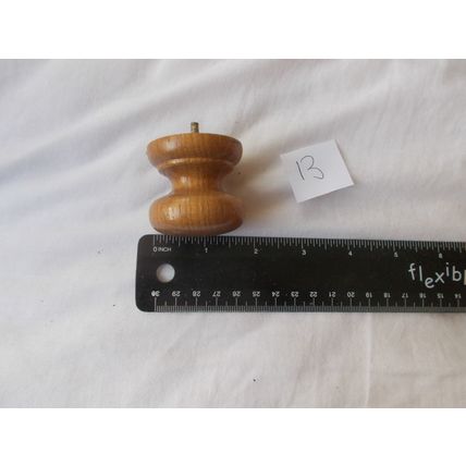 DOOR KNOBS WOODEN ( 13) (09/01) # #