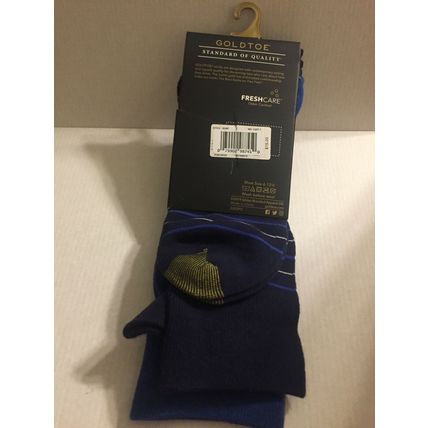 NEW Limited Edition Goldtoe 2 Pair Fathers Day Socks Shoe Size 6 - 12.5