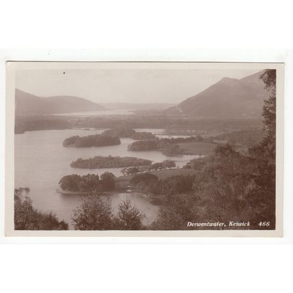 Derwentwater Lake District Postcard Cumbria Maysons 466