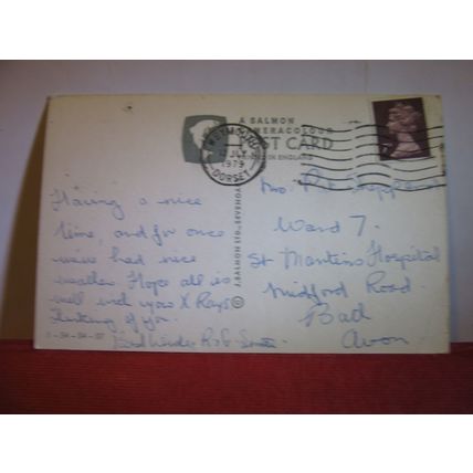 THE LIGHTHOUSE, PORTLAND BILL, DORSET used postcard by J. Salmon 1979 pm =