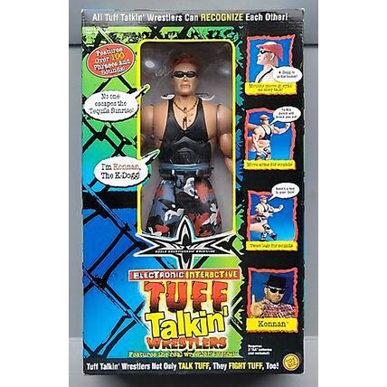 wwe wcw wwf ljn classic superstars 12" tuff talkin konnan wrestling figure