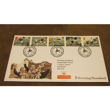 GB 1996 FDC Cover - Euro 96 Football Championships - Evening Standard