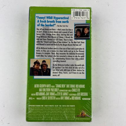 Strange Brew VHS Bob & Doug McKenzie Cult Classic New Sealed