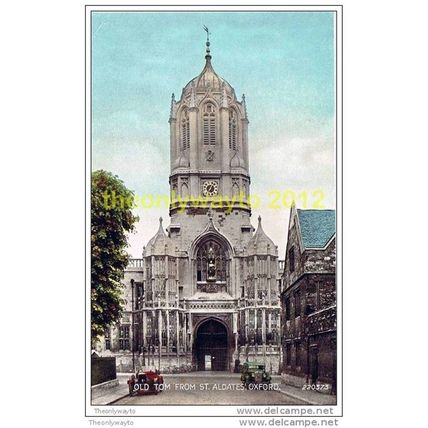 OLD TOM FROM ST ALDATES, OXFORD, ENGLAND, 1942, Postcard