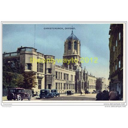 CHRISTCHURCH, OXFORD, ENGLAND, 1940s?, Postcard
