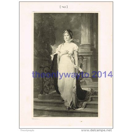 Queen Louise (Baroness Ziegler) - Gustav Richter, Book Illustration, 1902