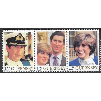 1981 SG 232-234 - MNH (**) - strip of 3