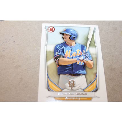 2014 bowman chrome new york mets baanoon mimmo card#tp-30