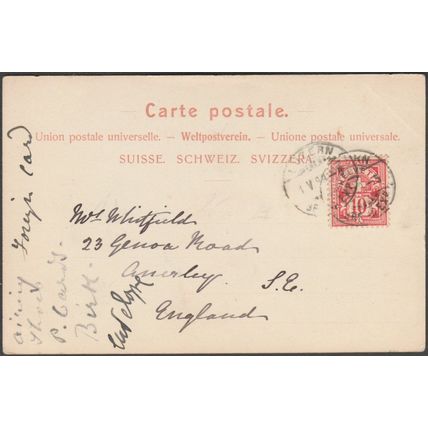 Hofkirche, Gruss aus Luzern, 1899 - Voege AK