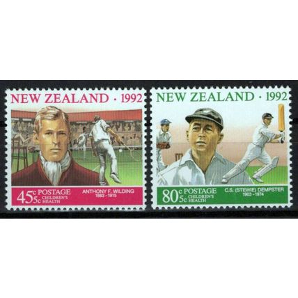 New Zealand B141-B142 MNH Sports Games Tennis Cricket ZAYIX NZES0025M