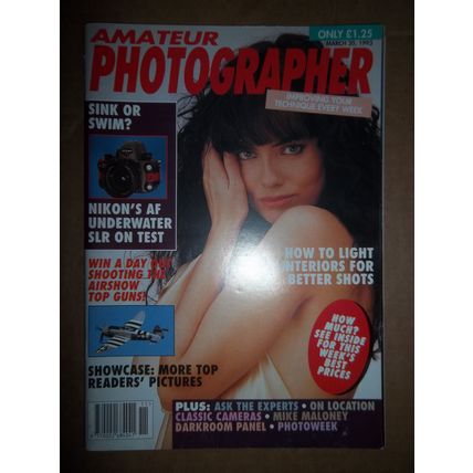 Amateur Photographer Magazine March 20 1993 Alisa Edwards Jim Carter