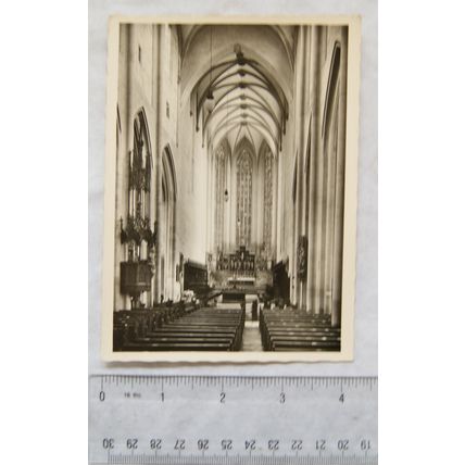 vintage postcard Rothenburg Tauber St Jakobskirche, Innen