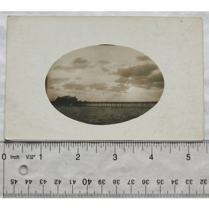 vintage postcard Seaside Pier