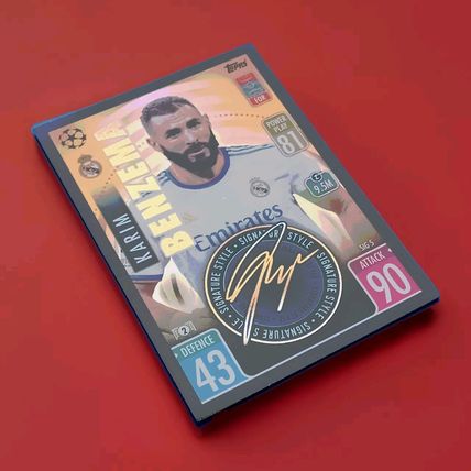 Karim Benzema Real Madrid Signature Style - Match Attax Extra 2021 2022 SIG5