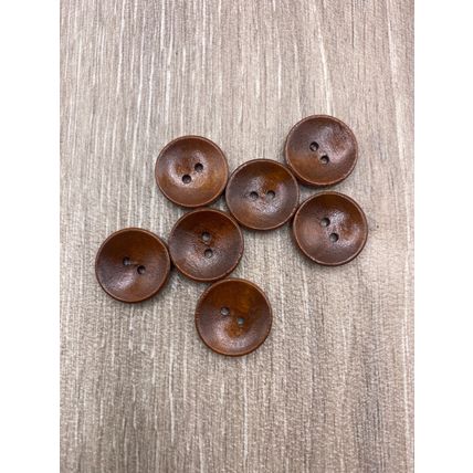 20mm Brown Wooden Buttons 2 Hole Oval Sewing Knitting Cardigan Handmade Clothing