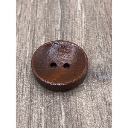 20mm Brown Wooden Buttons 2 Hole Oval Sewing Knitting Cardigan Handmade Clothing