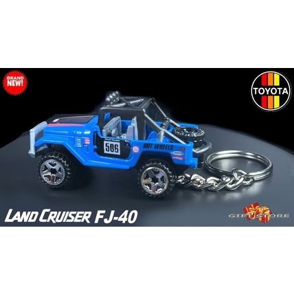 RARE KEYCHAIN BLUE TOYOTA LAND CRUISER FJ40 CUSTOM Ltd.