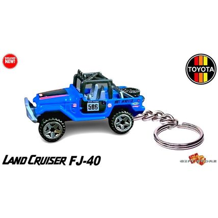 RARE KEYCHAIN BLUE TOYOTA LAND CRUISER FJ40 CUSTOM Ltd.