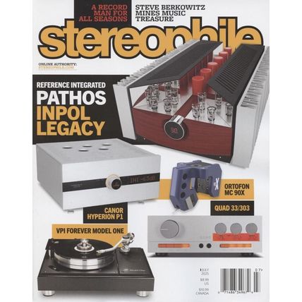 STEREOPHILE-JULY 2025-PATHOS INPOL LEGACY-NEW-FAST SHIPPING