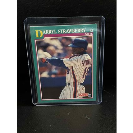 Darryl Strawberry #640 | 1991 Score Baseball Trading Card