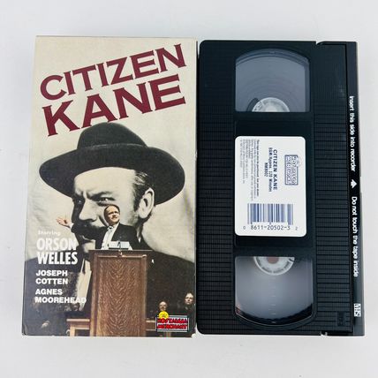 Citizen Kane VHS Video Tape Orson Welles, Joseph Cotten, Dorothy Comingore