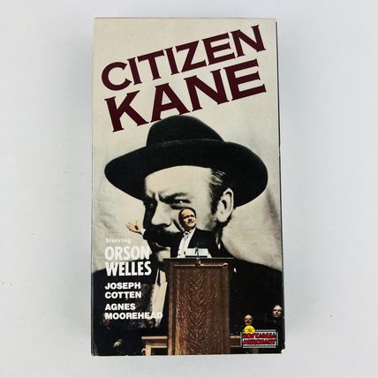 Citizen Kane VHS Video Tape Orson Welles, Joseph Cotten, Dorothy Comingore