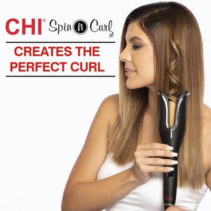 CHI Spin N Curl, Curling Iron for Healthy & Shiny Effortless Curls & Waves, Prov