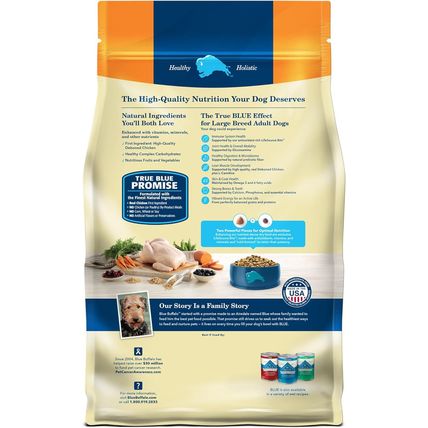 Blue Buffalo Life Protection Formula Large Breed Adult Dry Dog Food, Promotes Jo