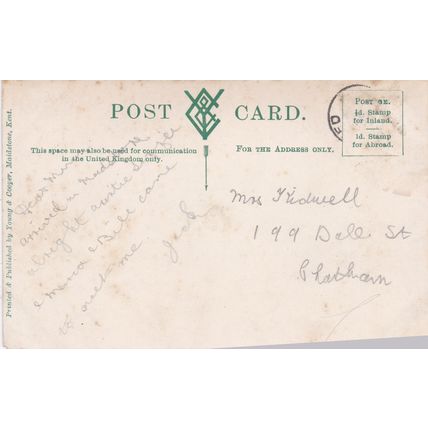 ED271 BEARSTED -ROUND WELL. PRINTED ART POSTCARD