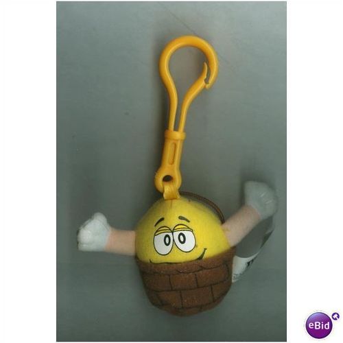 2005 M&Ms Yellow Peanut M&M in Basket Clip