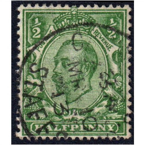 sg346 1/2d green CDS Very fine used (R1790)