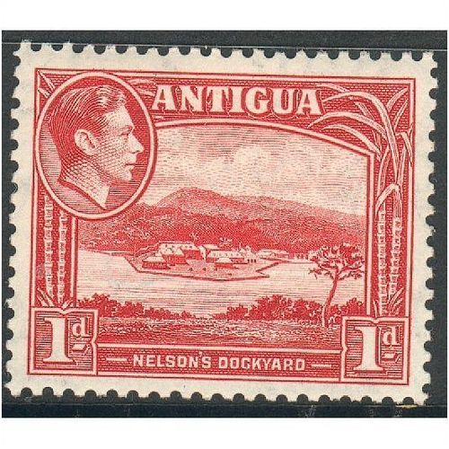 Antigua stamps 1938 - Nelson's Dockyard 1d SG 99 - mint hinged