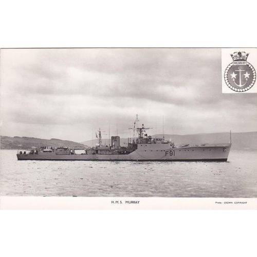 H.M.S. Murray F91 A Blackwood Second Rate Anti Submarine Frigate Shipping Card